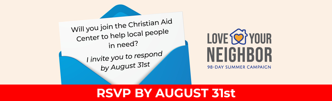 Love Your Neighbor - RSVP By August 31st