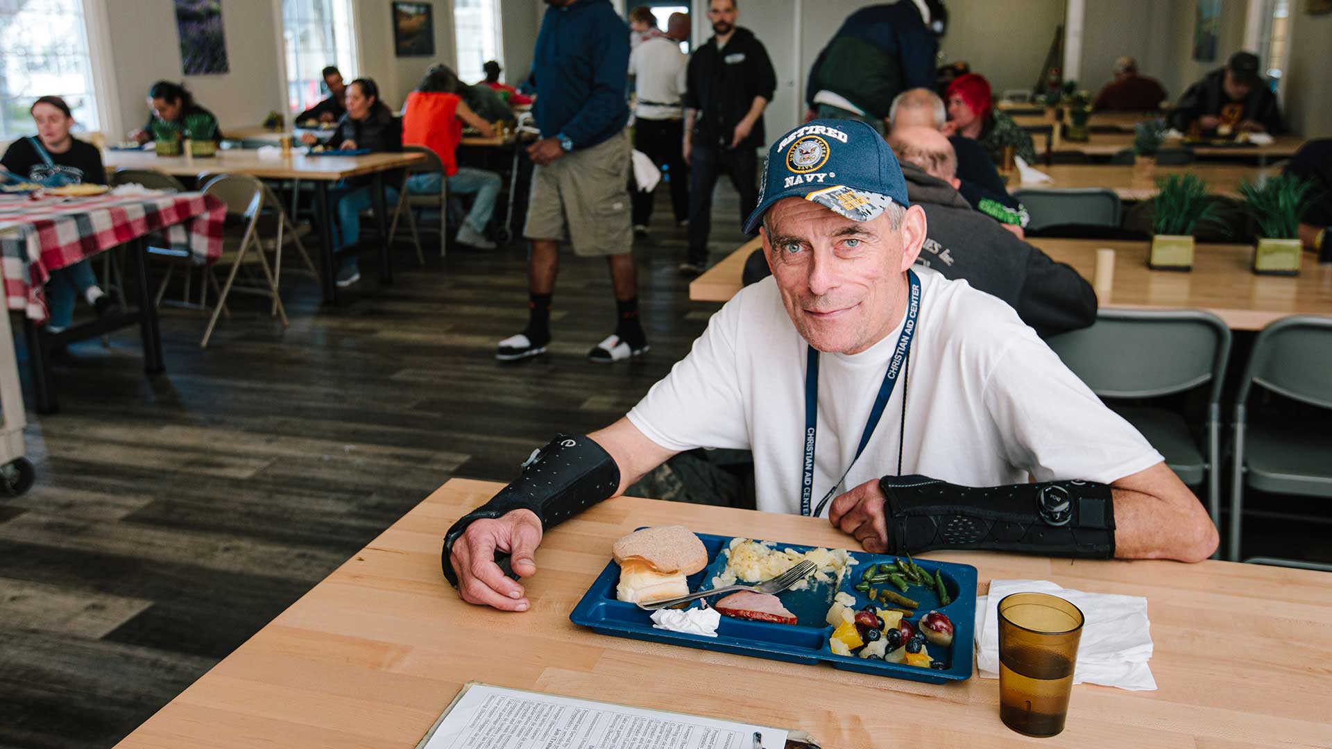 We <span style=color:#FED23D;>Feed</span> those who are hungry